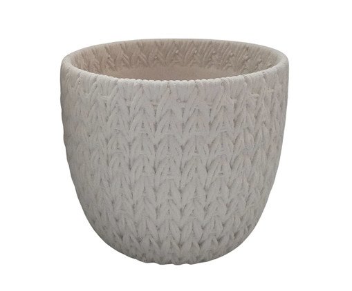 Cachepot Web Branco Pequeno, white | WestwingNow
