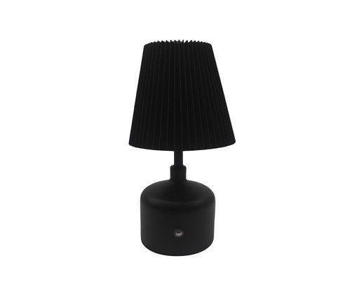 Abajur de Mesa Recarregável Preto, black | WestwingNow