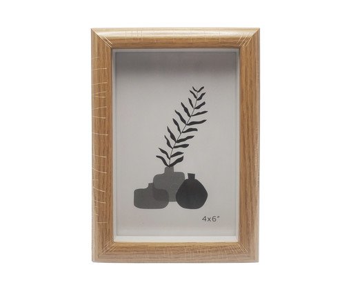 Porta-Reatrato Freijó Natural, wood pattern | WestwingNow