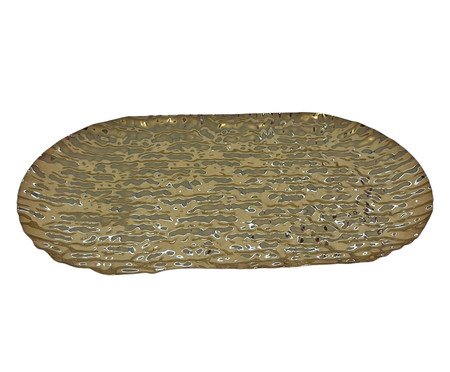Bandeja Decorativa Brushed Gold Média | Westwing