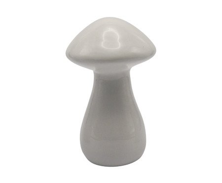 Escultura Cogumelo Fairy Branca - 11 cm | Westwing