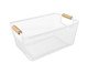 Cesto com Alça Made Pad Preto Pequeno Branco, white | WestwingNow