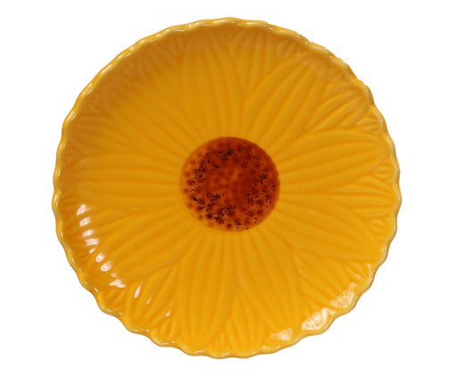 Prato Decorativo Girassol Flora, Amarelo | WestwingNow