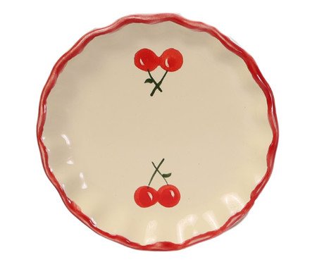 Prato Decorativo Mini Babado Cereja Tutti-Frutti | Westwing
