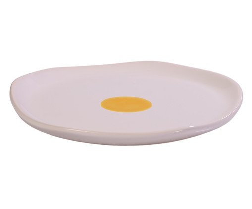 Prato Decorativo Orgânico Breakfast, Amarelo | WestwingNow