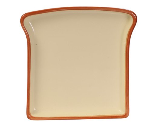 Prato Decorativo Pão de Forma Breakfast, Vermelho | WestwingNow