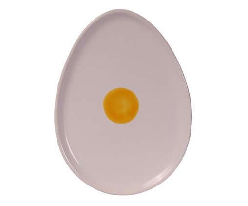 Prato Decorativo Ovo Breakfast, Branco | WestwingNow