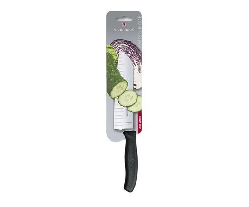 Faca Santoku Swiss Classic Com Sulcos - 17cm, black | WestwingNow