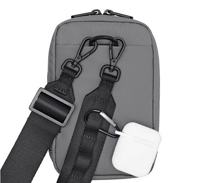 Bolsa De Ombro Travel Essentials City Pouch Frost Grey | Westwing