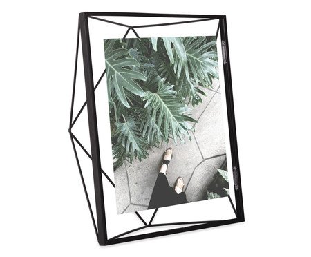 Porta-Retrato Prisma Preto - Foto 20X25cm | Westwing