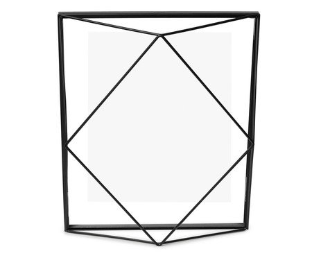 Porta-Retrato Prisma Preto - Foto 20X25cm | Westwing