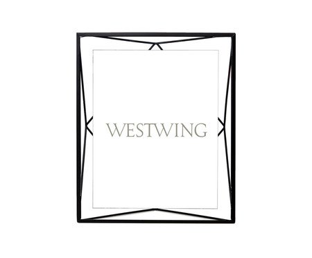 Porta-Retrato Prisma Preto - Foto 20X25cm | Westwing