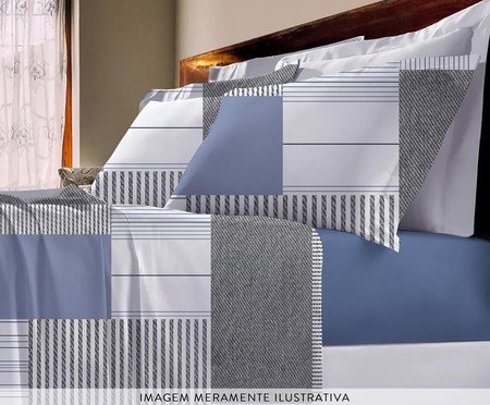 Jogo de Lençol Naturalle Jeans | Westwing