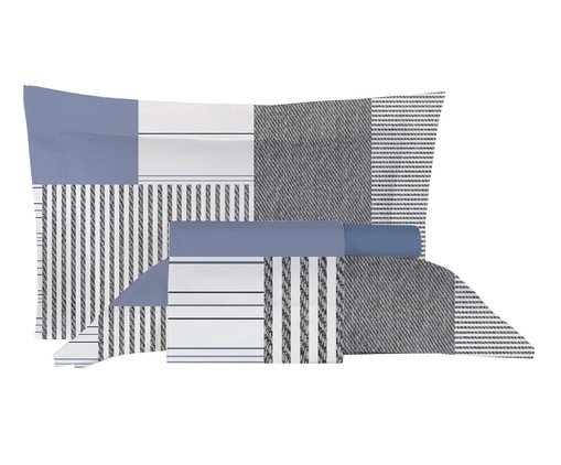 Jogo de Lençol Naturalle Jeans, grey | WestwingNow