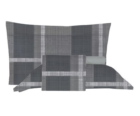 Jogo de Lençol Naturalle Xadrez | Westwing