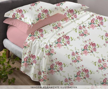 Jogo de Lençol Naturalle Rose | Westwing
