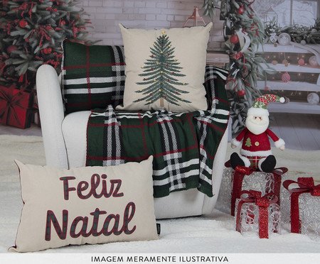 Almofada Natalina Árvore de Natal Simple | Westwing