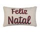 Almofada Natalina Feliz Natal Simple, beige | WestwingNow
