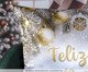 Almofada Natalina Feliz Natal Branca, gold | WestwingNow