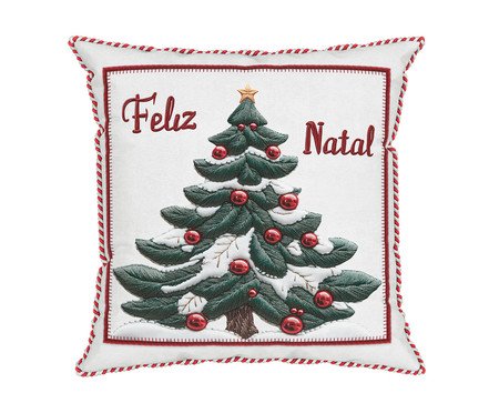 Almofada Natalina Feliz Natal Árvore | Westwing
