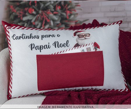 Almofada Natalina Cartinhas Noel | Westwing