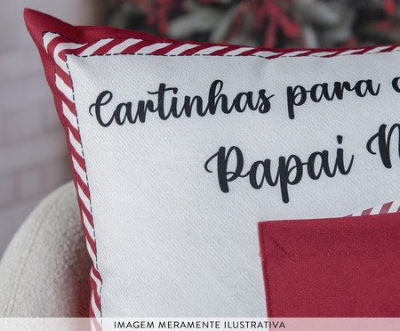 Almofada Natalina Cartinhas Noel | Westwing