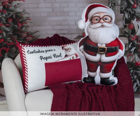 Almofada Natalina Cartinhas Noel | Westwing