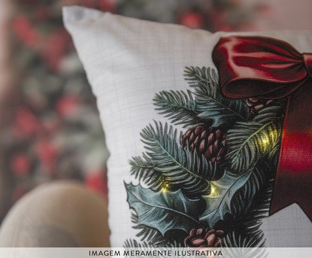 Almofada Natalina com LED Guirlanda | Westwing