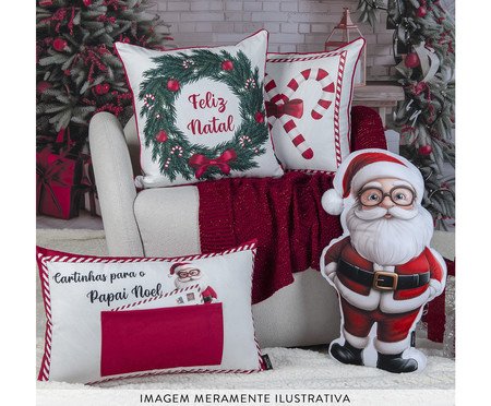Almofada Natalina de Papai Noel | Westwing