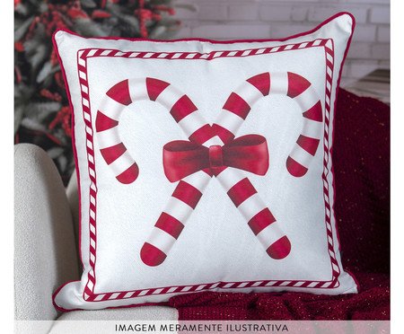 Almofada Natalina Candy Cane | Westwing