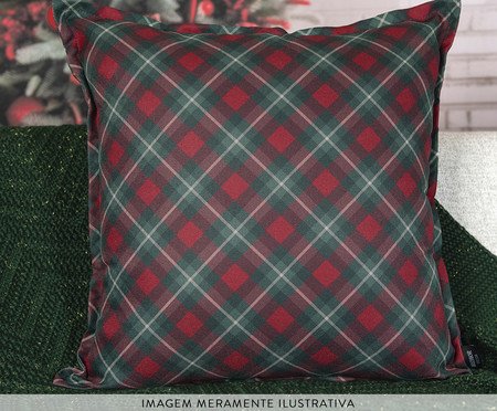 Almofada Natalina Tartan Elegance | Westwing