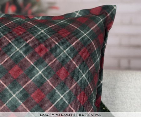 Almofada Natalina Tartan Elegance | Westwing