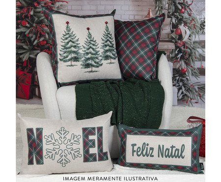 Almofada Natalina Tartan Elegance | Westwing