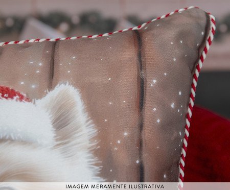 Almofada Natalina Dog Spitz | Westwing