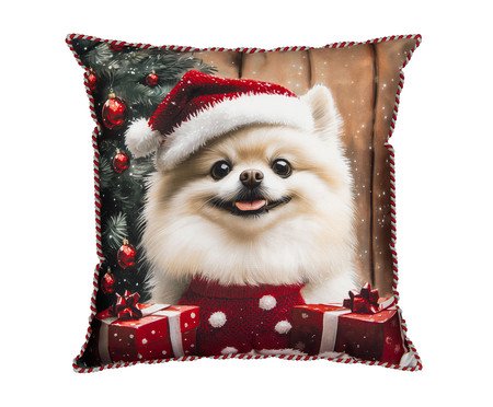 Almofada Natalina Dog Spitz | Westwing