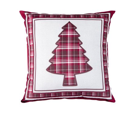 Almofada Natalina Árvore de Natal Xadrez | Westwing