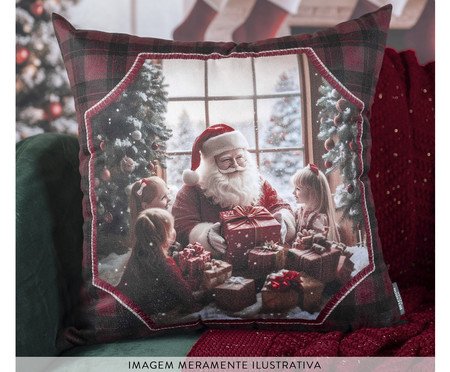 Almofada Natalina Espírito de Natal | Westwing