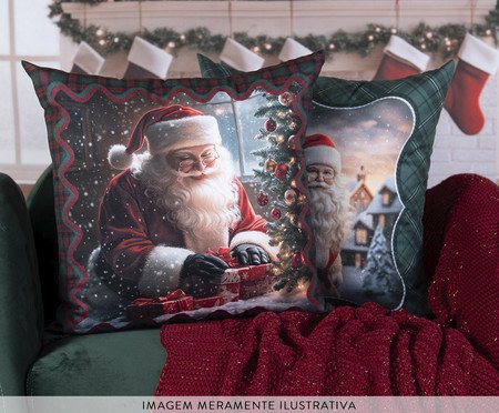Almofada Natalina Espírito de Natal | Westwing
