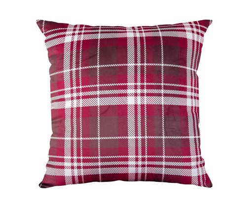 Almofada Natalina Xadrez Vermelho e Branco, red | WestwingNow