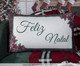 Almofada Natalina Feliz Natal Arranjo, red | WestwingNow