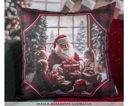 Almofada Natalina Noel e Presentes | Westwing