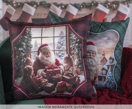 Almofada Natalina Noel e Presentes | Westwing