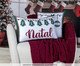 Almofada Natalina Feliz Natal Retangular, green | WestwingNow