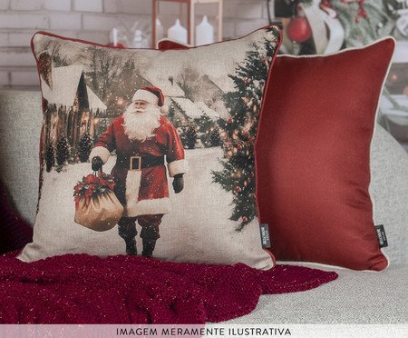 Almofada Natalina Vermelho | Westwing