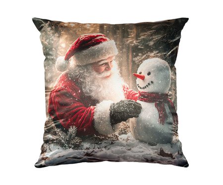 Almofada Natalina Noel e Boneco de Neve | Westwing