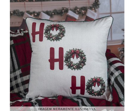 Almofada Natalina HO HO HO | Westwing