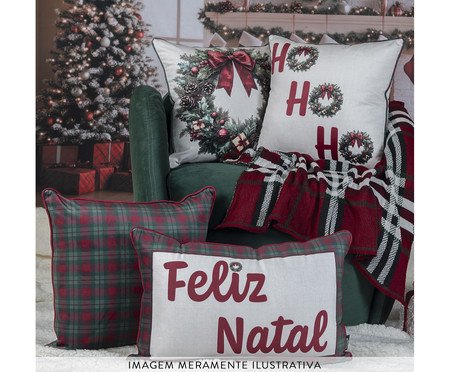 Almofada Natalina HO HO HO | Westwing