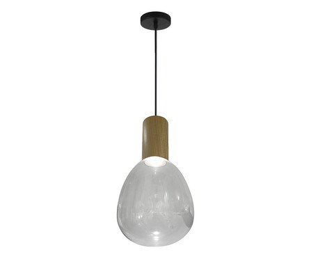 Pendente Bulle Madeira Bivolt | Westwing