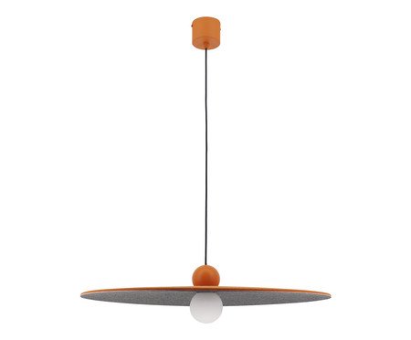 Pendente Palla Preto Laranja Bivolt | Westwing