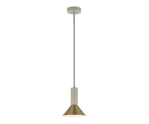 Pendente Arandela Blossom Metal Fendi Dourado Bivolt, gold | WestwingNow